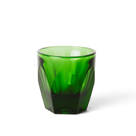 Vero Cortado Glass - Emerald Green