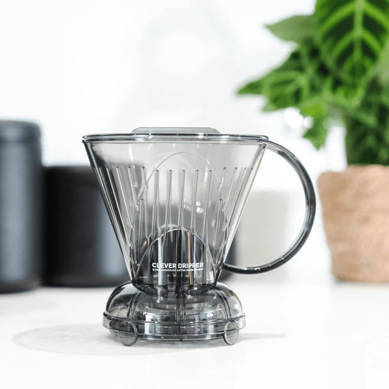 Clever Coffee Dripper Transparent Black